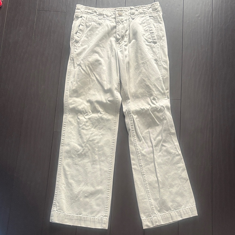 American Eagle Outfitters Men's Cream Chinos
